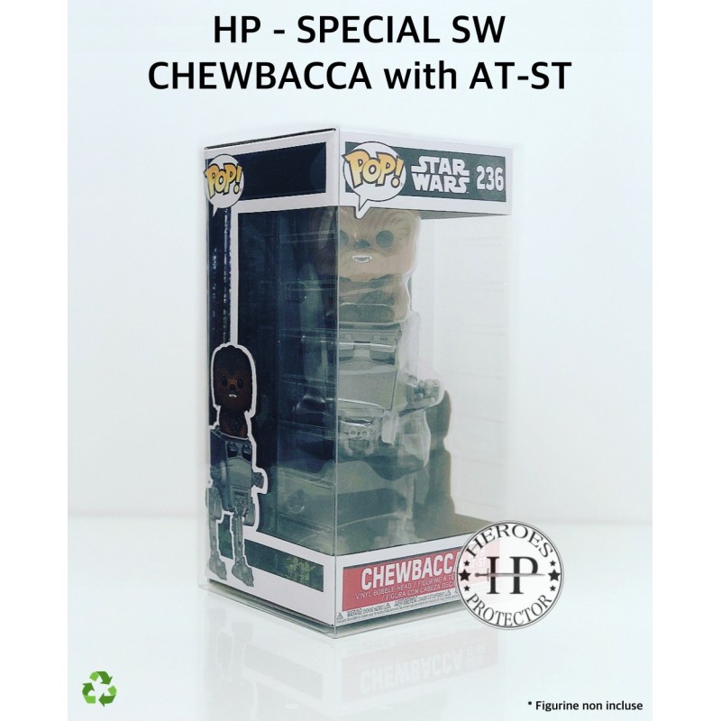 Micro Cloth Vinyl Box Case Protector for Chewbacca With AT-ST Funko Pop 