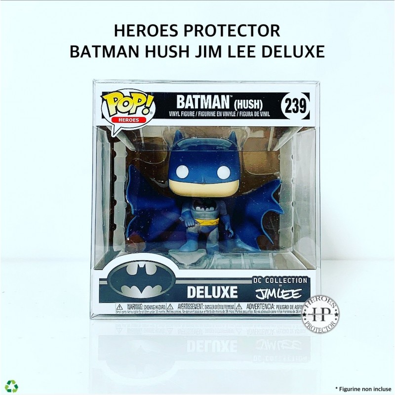 BATMAN HUSH Jim Lee Deluxe Protector - HP Exclusive - Plastic Protective  Case for Funko Pop
